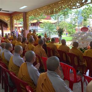 TP.HCM: Lễ Chú nguyện rót đồng đúc Đại Hồng Chung Tu viện Vĩnh Nghiêm quận 12