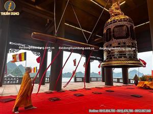 Đúc chuông 30 tấn tại chùa Tam Chúc năm 2023 15