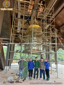 Đúc chuông 30 tấn tại chùa Tam Chúc năm 2023 11
