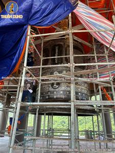 Đúc chuông 30 tấn tại chùa Tam Chúc năm 2023 3